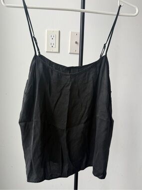 SKIMS silk camisole (black) size small